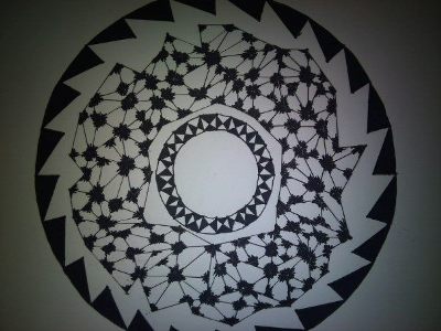 Mandala Zwart Wit